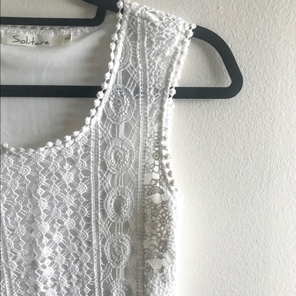 Anthropologie Solitaire Lace Crochet Dress - Picture 4 of 8